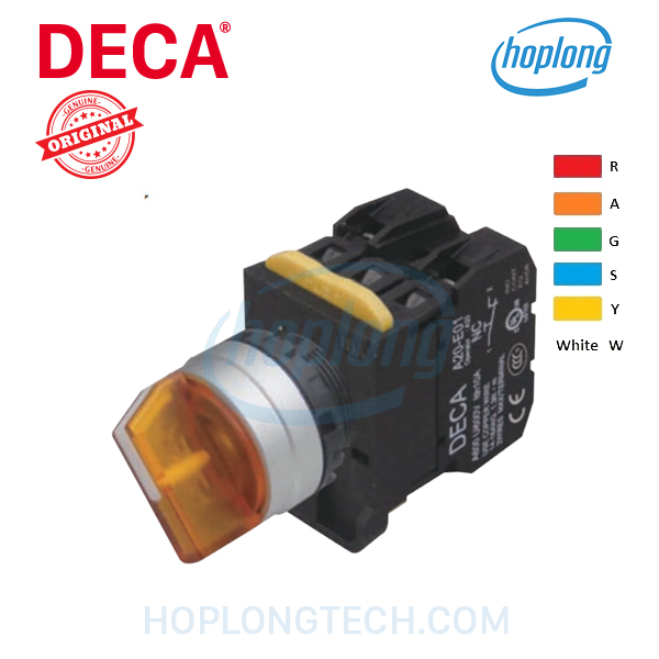 A204F-2E01Q7S Deca - A20 Series - 2 vị trí - Phi 22 - 1NC