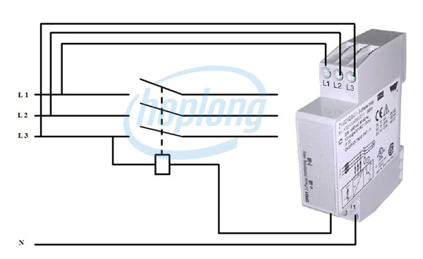 sSơ đồ mạch điện bảo vệ mất pha