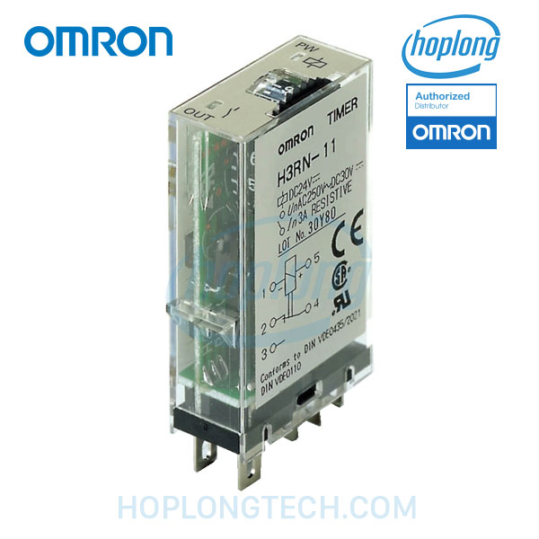 H3RN-11-B DC12 Omron - H3RN Series | 12VDC - 0.1s-10h - Đế cắm