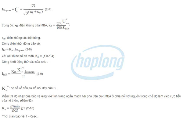 Bảo vệ quá dòng điện cắt nhanh