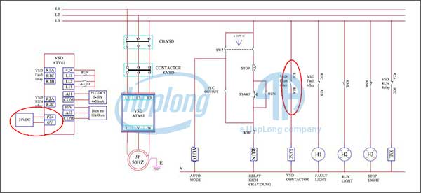 Dùng contactor đầu nguồn