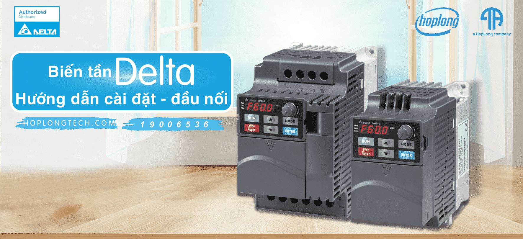 Hướng dẫn cài đặt, đấu nối biến tần Delta