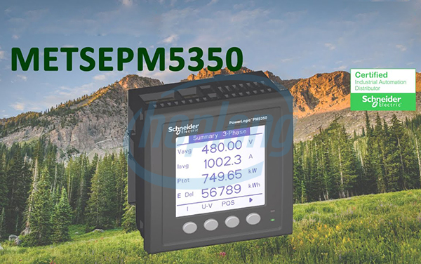 METSEPM5350 hỗ trợ linh hoạt cho cả lưới điện 1 pha và 3 pha