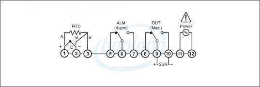 Sơ đồ kết nối ED6 Series Hanyoung