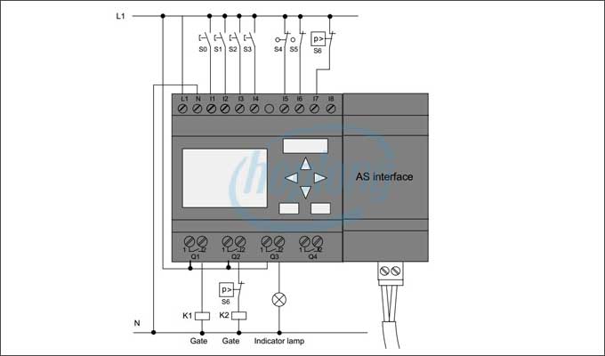 Sơ đồ nối dây ngõ vào và ngõ ra.