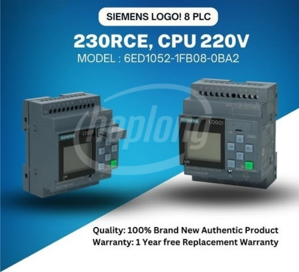 LOGO! 230RCE 6ED1052-1FB08-0BA2 lại sở hữu hiệu suất điều khiển rất đáng nể