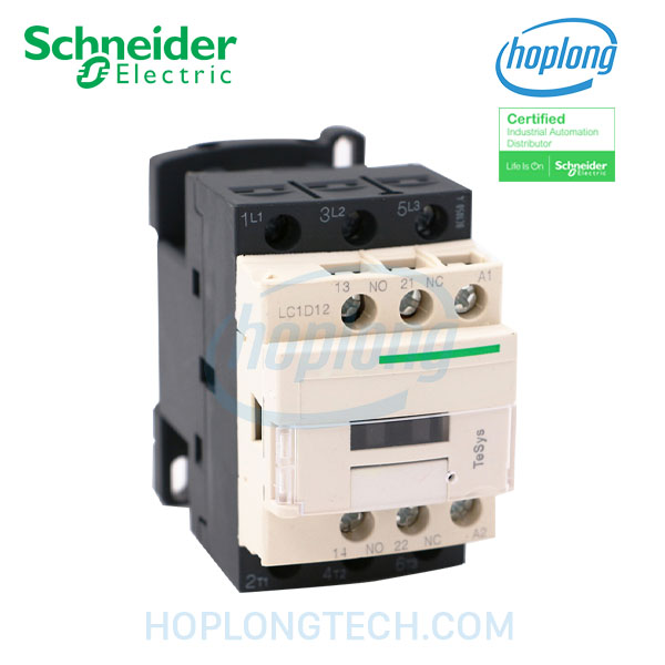 thumbnail image 2 of Schneider Electric LC1D12F7C Contactor – 110VAC Coil, 50/60Hz, TeSys D Series 2 of 2