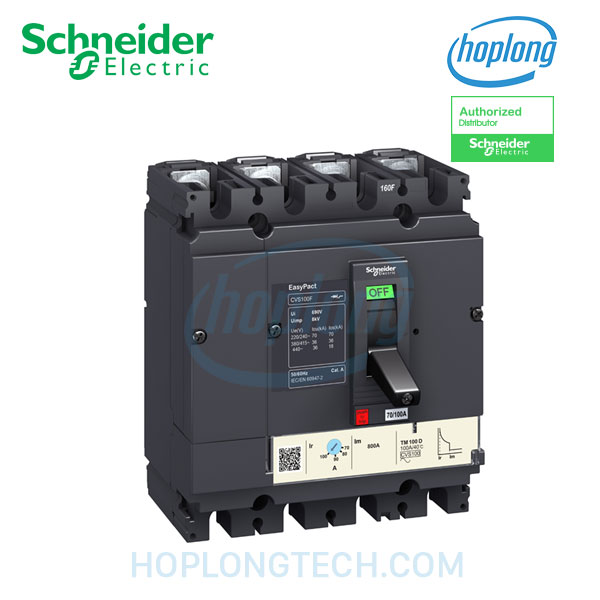 LV516313 Schneider - CVS160 Series - 4P - 160A - 25kA - 415VAC