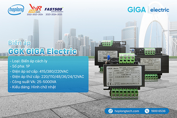 Series biến áp GGK là giải pháp tiêu chuẩn, linh hoạt.