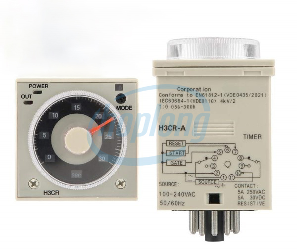 OMRON H3CR Series nổi bật với sự linh hoạt và độ tin cậy cao, trở thành lựa chọn phổ biến cho nhiều ứng dụng.