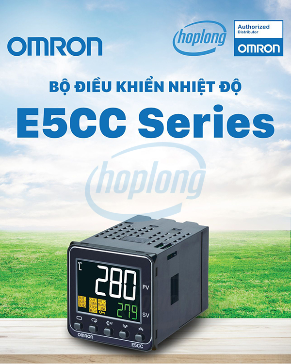 Bộ điều khiển nhiệt độ Omron E5CC Series: Tốc độ và độ chính xác vượt trội.