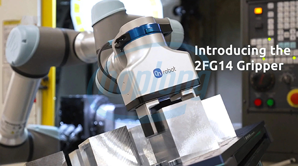 Sự kết hợp giữa cánh tay robot UR30 của Universal Robots và kẹp song song 2FG14  tạo nên một giải pháp băng chuyền hoàn chỉnh, mang lại hiệu suất liền mạch và vận hành tối ưu cho mọi hệ thống sản xuất.