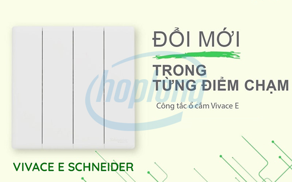 Công tắc Vivace E-KBN3416_1_WE là sự kết hợp tinh tế giữa phong cách hiện đại và sự tiện dụng. 