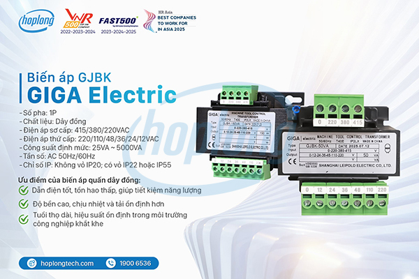 Biến áp GJBK là sự kết hợp hoàn hảo giữa hiệu suất vận hành và lợi ích kinh tế lâu dài.