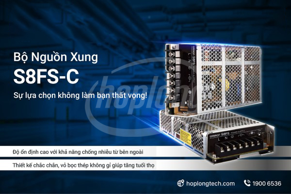 S8FS-C được trang bị khả năng chống nhiễu hiệu quả ở mức vài chục kHz.