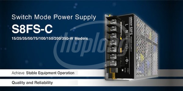 S8FS-C được trang bị khả năng chống sốc điện áp tức thời lên tới 300V AC.