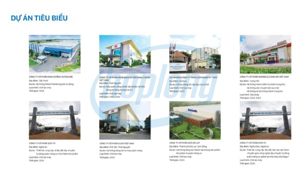 Các dự án giải pháp tự động hóa điển hình của Hợp Long.