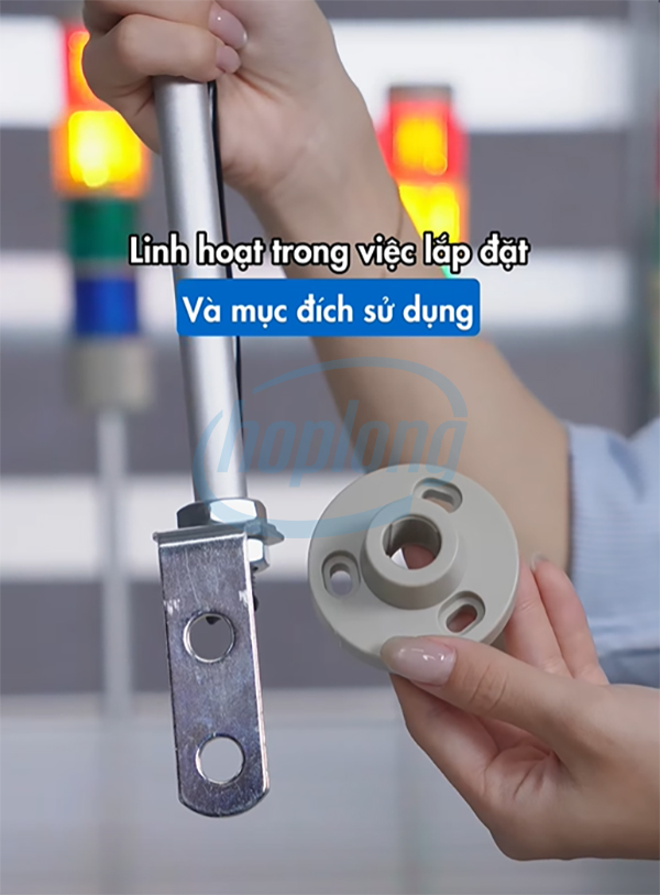Giá đỡ chắc chắn mang lại sự linh hoạt trong việc lắp đặt.