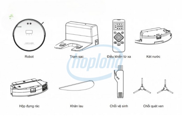 Cấu tạo của Robot hút bụi