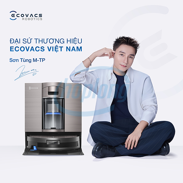 ECOVACS chính thức công bố nghệ sĩ Sơn Tùng M-TP là Đại sứ thương hiệu tại thị trường Việt Nam.