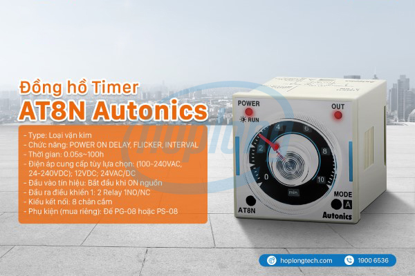 Đồng hồ Timer AT8N Automics được ứng dụng phổ biến trong nhiều hệ thống.